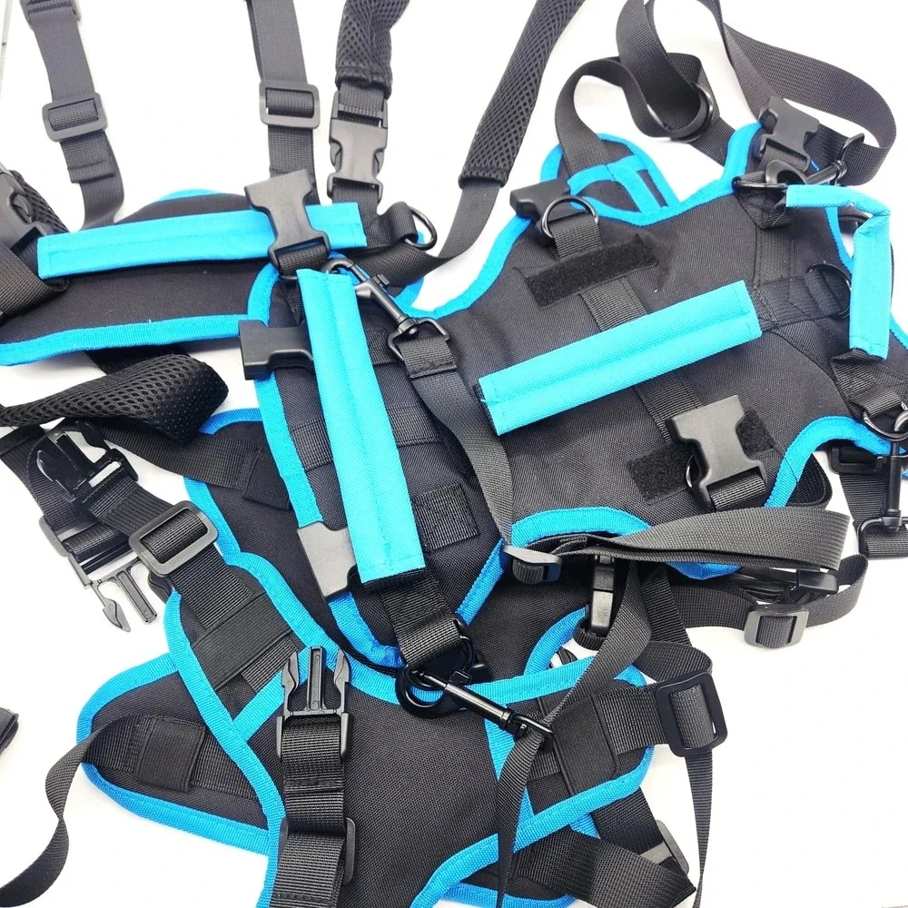 Yeyeplum Large Dog‎ Lift Harness Polyester Full Body ACL Support Sling 4 Handles
